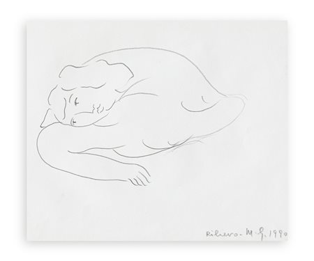 MIMMO GERMANÀ' (1944-1992) - Rilievo, 1990