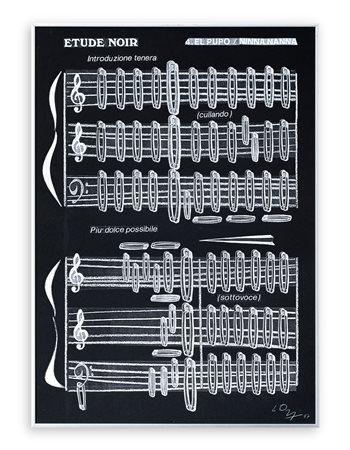 LUCIANO ORI (1928-2007) - Etude noir. 4. El pupo / Ninna nanna, 1997
