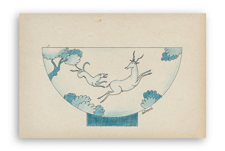 GIÒ PONTI (1891-1979) - Senza Titolo