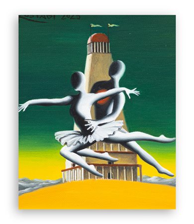 MARK KOSTABI (1960) - The Towering sanctuary off timeless grace, 2025