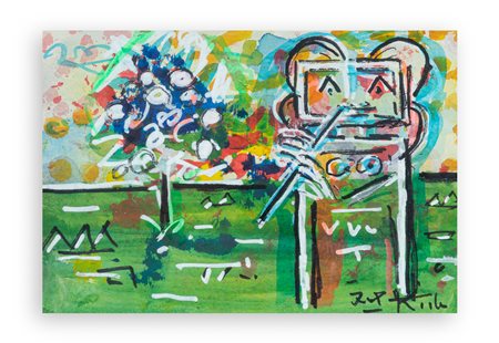 IBRAHIM KODRA (1918-2006) - Senza Titolo