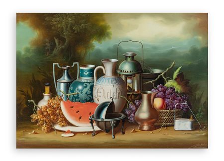 LUIGI TAGLIARINI (1919-2007) - Natura morta