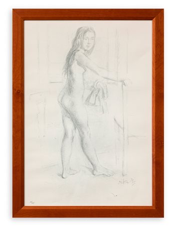 BALTHUS (BALTHASAR KLOSSOWSKI DE ROLA) (1908-2001) - Jeune fille, 1994