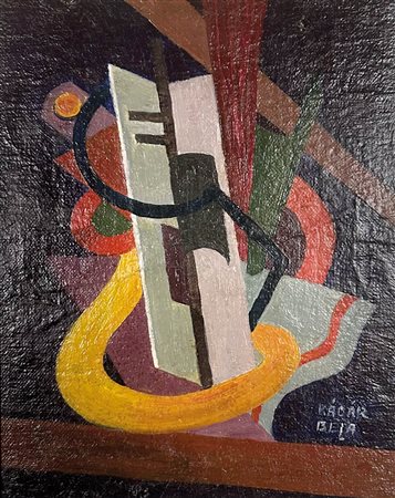 Bela Kàdàr Umkreis /cerchia Senza titolo;Olio su tela, 23,5 x 19,2 cm Firma...
