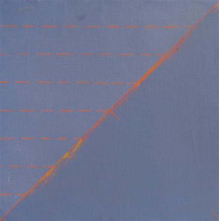 Claudio Verna (Guardiagrele 1937) Studio 1971;Acrilico su tela, 40 x...