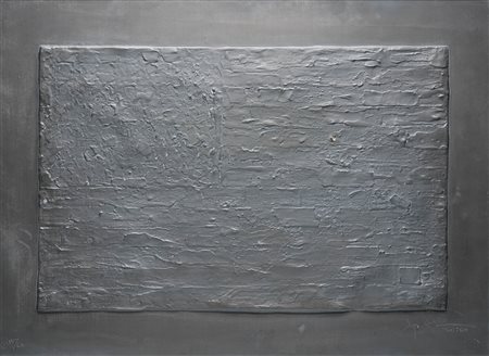 Jasper Johns Flag, from Lead Reliefs,1966/69;piombo in rilievo (embossed lead...