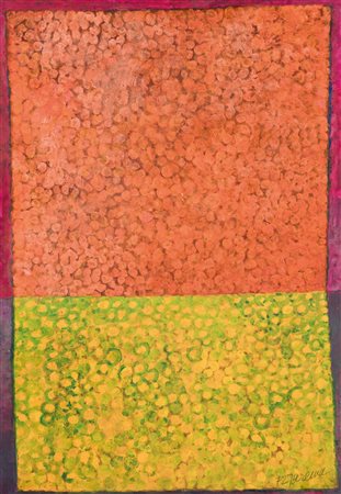 Jozef Jarema (Staryj Sambir 1900 - München 1974) Senza titolo, 1972;Tempera...