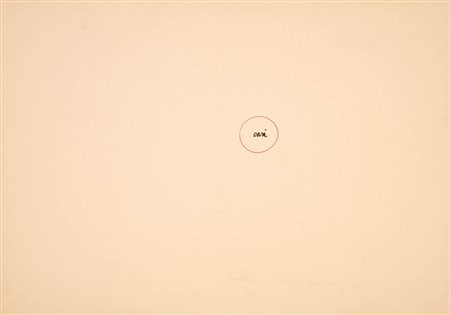 Claudio Parmiggiani (Luzzara 1943) Senza titolo, 1970;Pennarelli su...