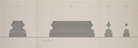 Zolzistam Juskievicz Senza titolo, 1971;China su carta applicata su cartone,...