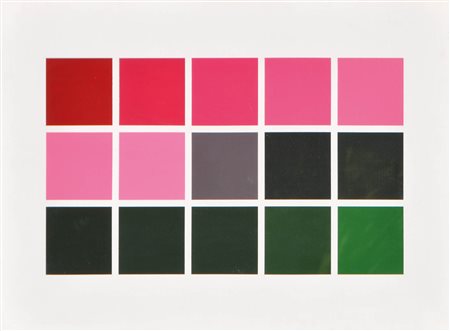 Giovanni Sabatini (Aquila 1947) Colore-Forma-Spazio, 1974;Complementarità...
