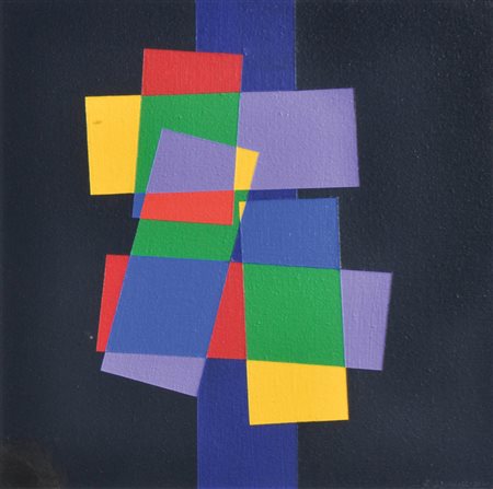 Franco Mazzuchelli (Mailand/Milano 1939) Senza titolo, 1990;Olio su tavola,...