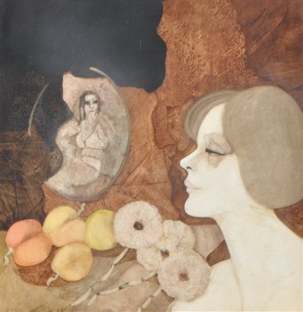 Gianni Longinotti (Padua/Padova 1927 - 2007) Memoria, 1981;Olio su tavola, 50...