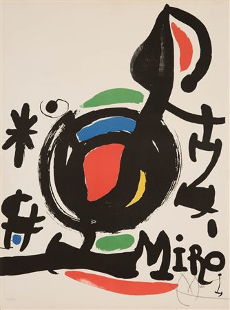 Joan Mirò (1893 - 1983) Les Essències de la Terra, 1968/69;Litografia a col...