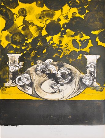 Graham Sutherland (Streatham 1903 - Kent 1980) Senza titolo, 1978;Litografia,...