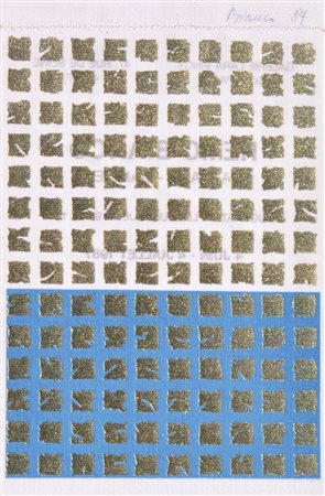 Remo Bianco (Mailand/Milano 1922 - 1988) Senza titolo;Litografia a col. su...