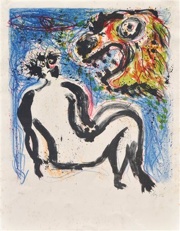 Enrico Baj (Mailand/Milano 1924 - Vergiate 2003) Uomo assalito dal mostro,...