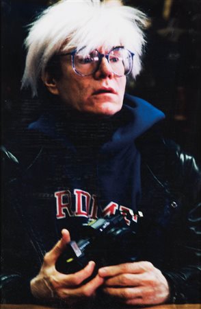 Fabrizio Garghetti (1939) Andy Warhol; Fotografia a col., 59 x 39 cm...