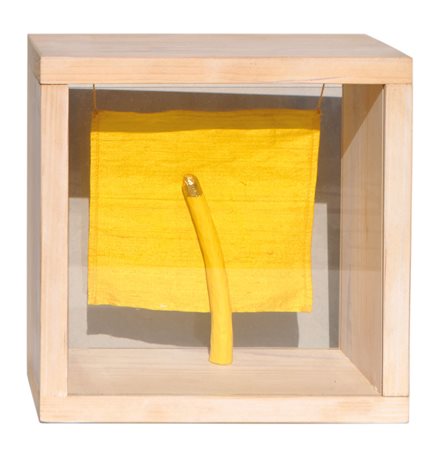 R. Benétik / B. Czeitschner Trollius Europaeus, 1992;Stoffa, legno in box, 25...