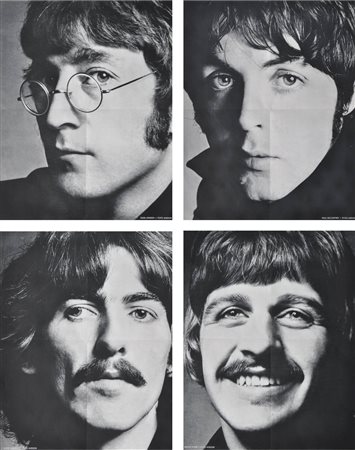 Richard Avedon (1923 - 2004) Ritratto dei Beatles, 1967;Stampa offset in b/n,...