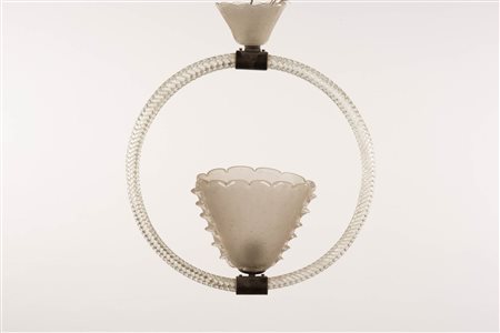Barovier & Toso (Zugeschrieben/attribuito) Lampadario a sospensione, Anni...