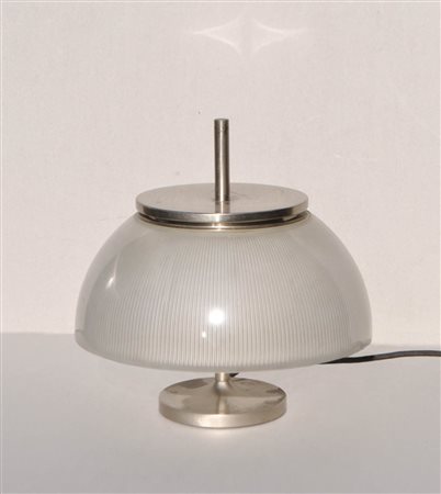 Sergio Mazza Lampada da tavolo Modello Alfetta, Anni ‘70;Ottone nichelato,...