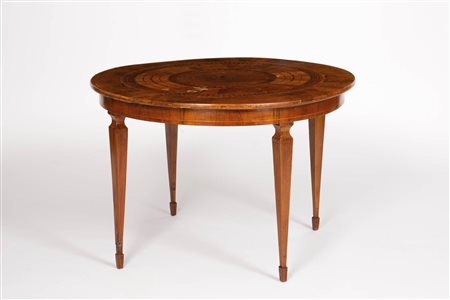 Österreichische Manufaktur/Manifattura austriaca Tavolino;Legno intarsiato,...