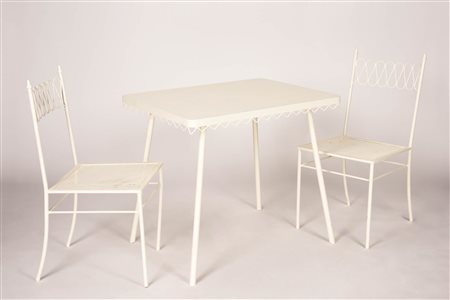 Italienische Manufaktur/Manifattura italiana Tavolo da giardino con 2 sedie...