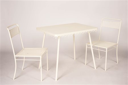 Italienische Manufaktur/Manifattura italiana Tavolo da giardino con 2 sedie...