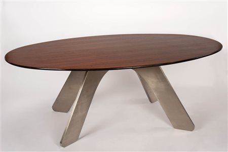 Italienische Manufaktur/Manifattura italiana Tavolo ovale, Anni ‘70;Struttura...