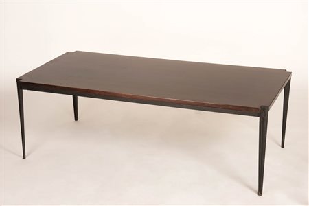 Osvaldo Borsani Tavolino da caffè modello T61B, 1957;Legno palissandro,...