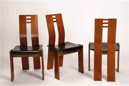 Italienische Manufaktur/Manifattura italiana Tre sedie;Struttura in legno,...