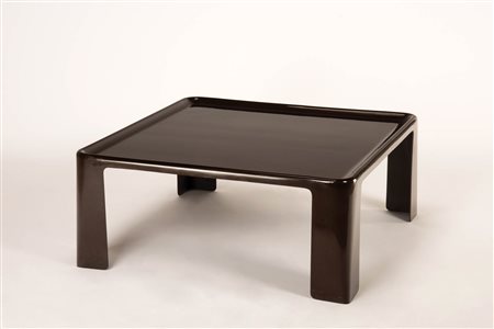 Mario Bellini Tavolino modello Amanta;Struttura in plastica rigida nera, h....