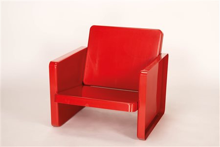 Italienische Manufaktur/Manifattura italiana Poltrona, Anni ‘70; Struttura a...