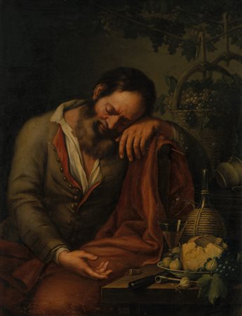 Süditalienische Schule/Scuola Italia settentrionale Ende 18. Jh. Uomo che...