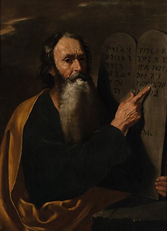 Hendrick Van Somer (Lokeren 1607/08 - Neapel/Napoli ca. 1656) Mosè;Öl auf...