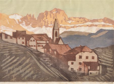 Max Sparer (Söll, Tramin/Termeno 1886 - Bozen/Bolzano 1968) Santa...