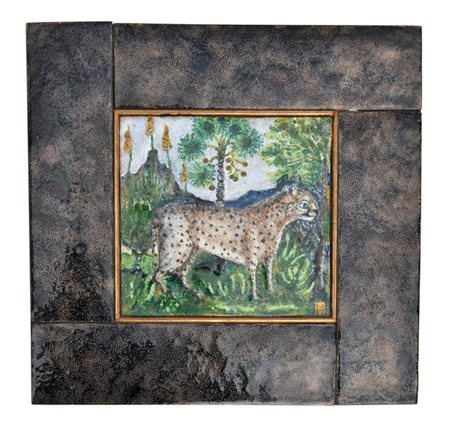 May Hofer (Chybi, Krakau/Cracovia 1896 - Bozen/Bolzano 2000) Leopardo nella...