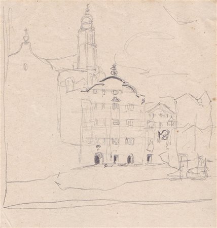 Artur Nikodem (Trient/Trento 1870 - Innsbruck 1940) Hall in Tirolo, 1910/20...