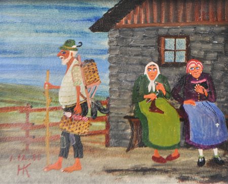 Hans Kompatscher (Völser Aicha 1906 - Bozen/Bolzano 1988) Il raccoglitore di...