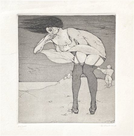 Karl Plattner Vento, 1976;Aquatinta, 19,8 x 17,8 cm (Platte) Handsigniert,...