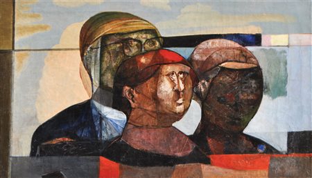 Karl Plattner (Mals/Malles 1919 - Mailand/Milano 1986) Tre teste,...