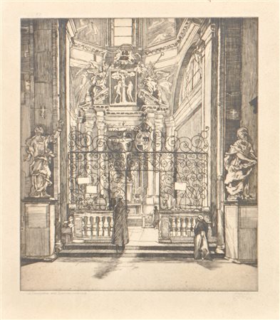 Carlo Cainelli (Rovereto 1896 - Florenz/Firenze 1925) La Cappella del...