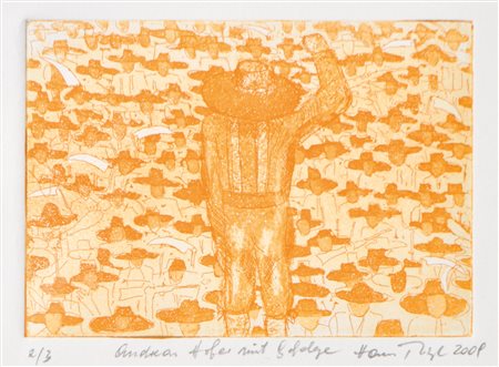 Hans Ritzl (Innsbruck 1939) Andreas Hofer con il suo seguito,...