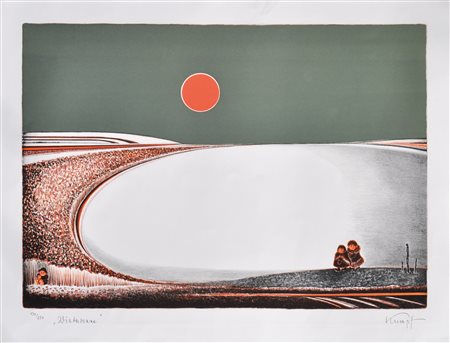 Gottfried Kumpf (Annaberg 1930 - Wien/Vienna 2022) Sole d’inverno,...