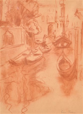 Emanuel Fohn (Klagenfurt 1881 - Bozen/Bolzano 1966) Canale a...