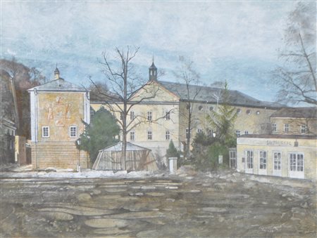 Kurt Regschek (Wien/Vienna 1923 - 2005) Edificio agricolo "Salzburger",...