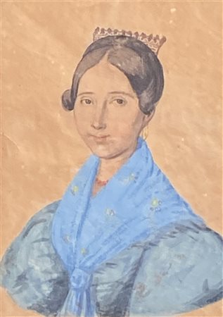 Maler um 1840/Pittore del 1840 ca. Ritratto Elisabeth Kieser nata Buchner,...