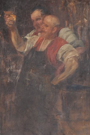 Maler des späten 19. Jh./Pittore della fine del XIX secolo Bevitore di...
