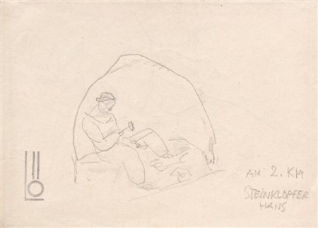 Bertold Löffler (Liberec 1874 - Wien/Vienna 1960) "Am 2. km Steinklopfer...