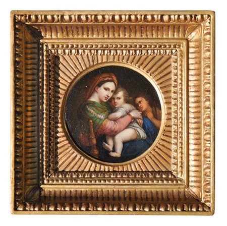 Kopie nach Raffael, 19. Jh./Copia da Raffaello, XIX secolo Madonna della...